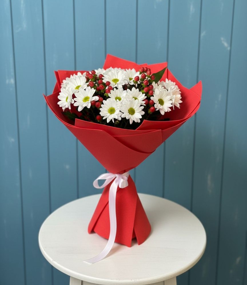 Букет цветов из: Хризантемы в Малоархангельске