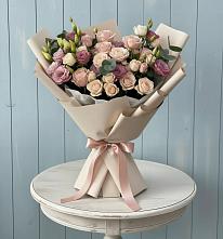 Букет цветов из:  Розы и Лизиантусы #REPLACE_PRED# Малоархангельске