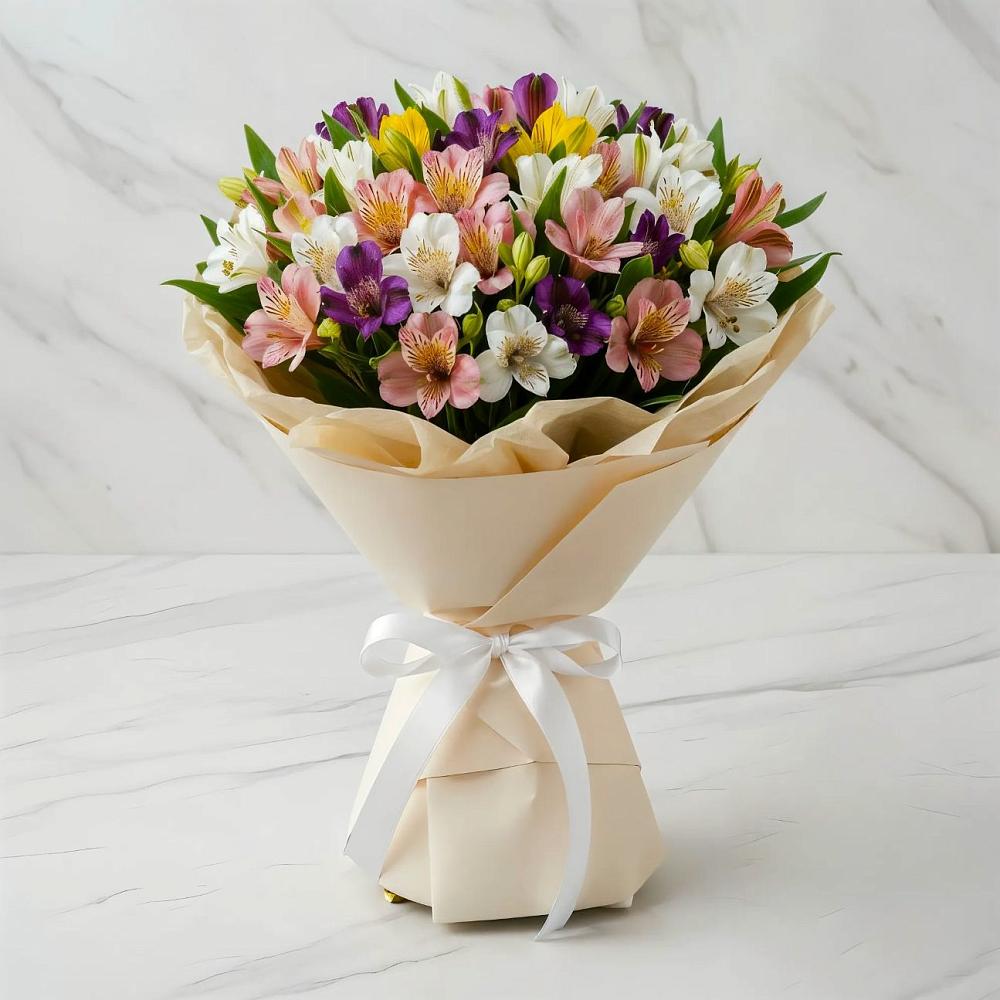 Букет цветов из: Альстромерии в Малоархангельске