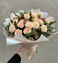Букет Кремовые розы Латте в Малоархангельске