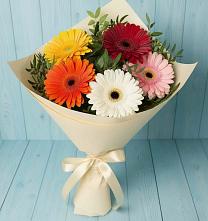 Букет цветов из:  Герберы в Малоархангельске