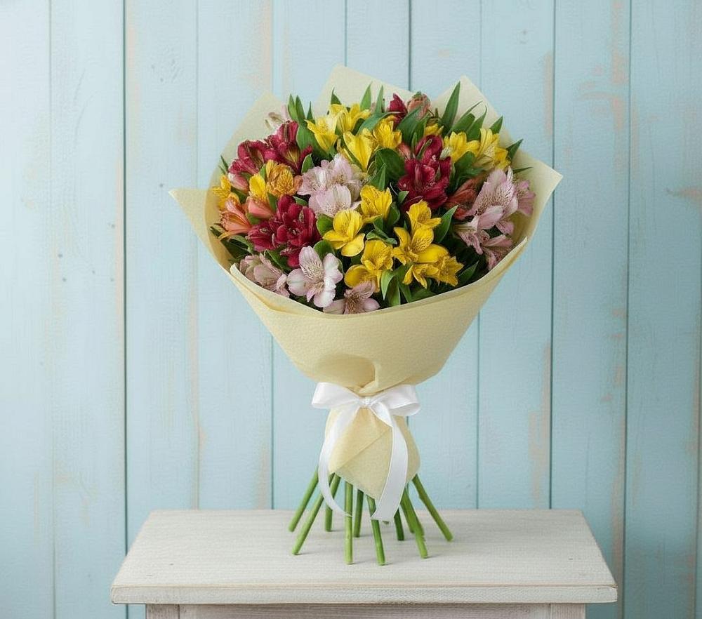 Букет цветов из: Альстромерии в Малоархангельске