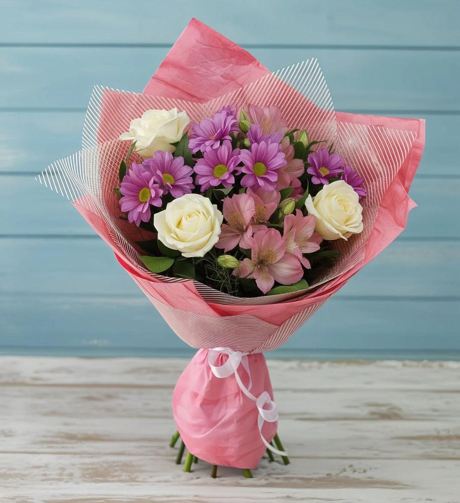 Букет цветов из: Герберы в Малоархангельске