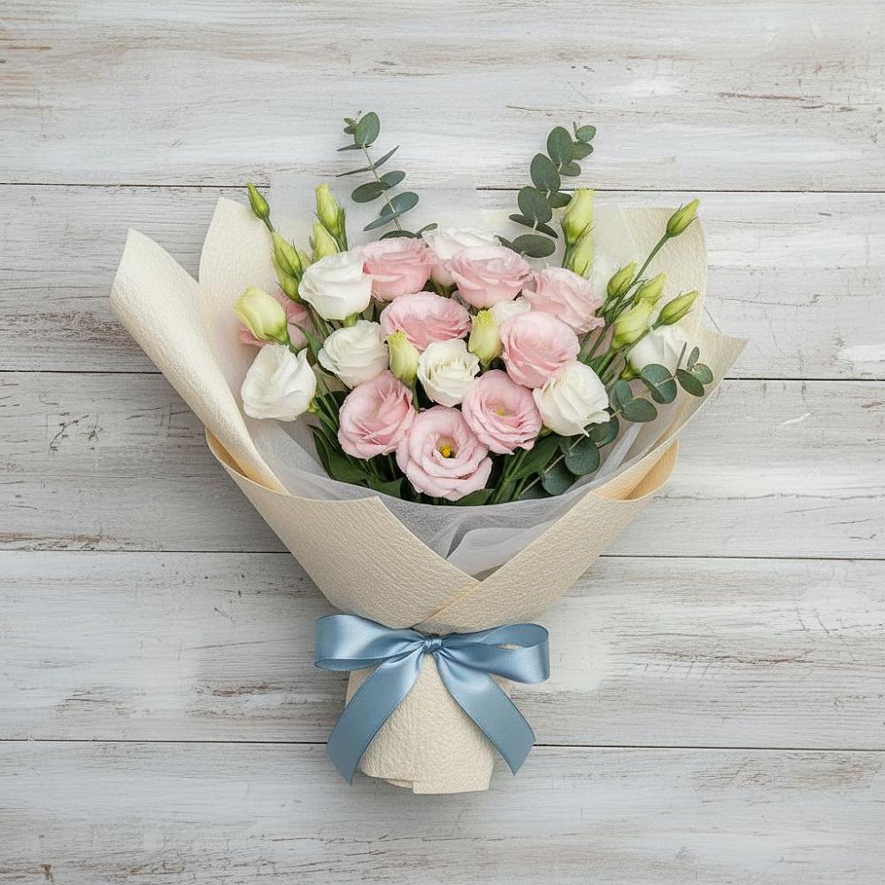 Букет цветов из: Лизиантусы в Малоархангельске